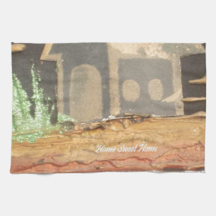 Hakuna Matata Home Sweet Home inspiration quote.jp Tea Towel