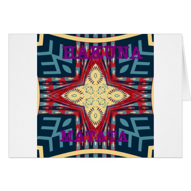 Hakuna Matata Hope disign (Front Horizontal)