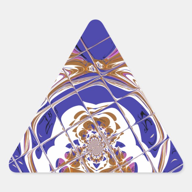 Hakuna Matata I love  Ethiopia Colour design.png Triangle Sticker (Front)