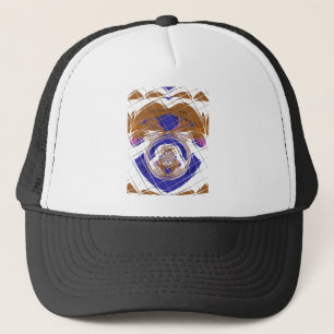Hakuna Matata I love  Ethiopia Colour design.png Trucker Hat
