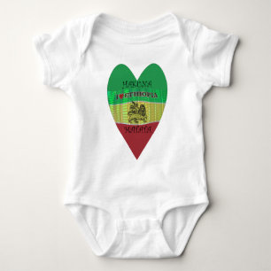 Hakuna Matata I love Ethiopia Colours.png Baby Bodysuit