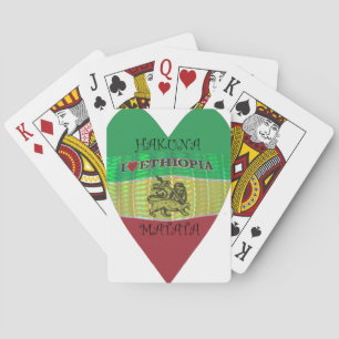 Hakuna Matata I love Ethiopia Colours.png Playing Cards