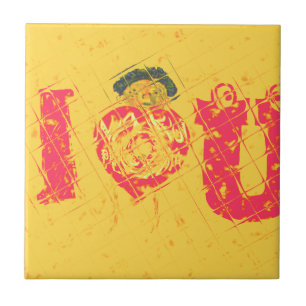 Hakuna Matata I Love U  Swahili word Text Meaning. Tile