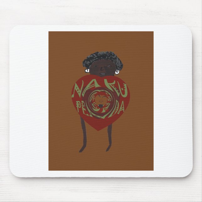 Hakuna Matata I love you Nakupenda Kenya Swahili A Mouse Mat (Front)
