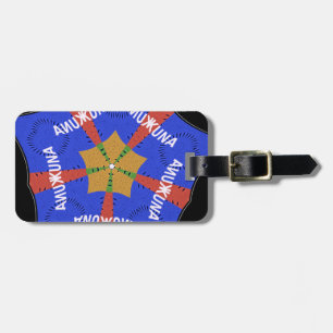 Hakuna Matata Iridiscent Blue Luggage Tag