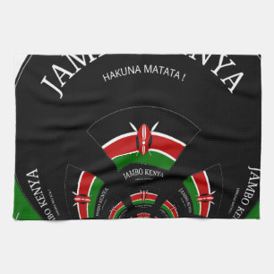 Hakuna Matata Jambo Kenya Tea Towel