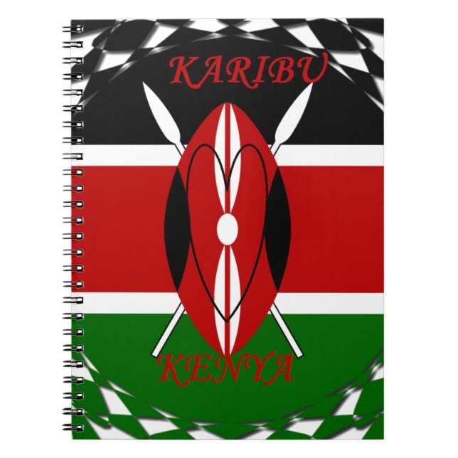 Hakuna matata Karaibu Kenya Notebook (Front)