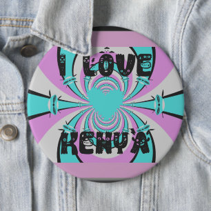 Hakuna Matata Kenya 6 Cm Round Badge