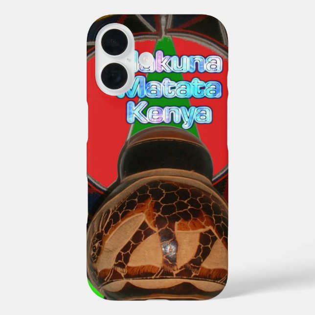 Hakuna Matata Kenya Art Print Case-Mate iPhone Case (Back)