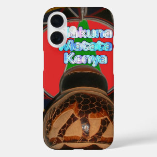 Hakuna Matata Kenya Art Print iPhone 16 Case