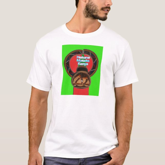 Hakuna Matata Kenya Art Print T-Shirt (Front)