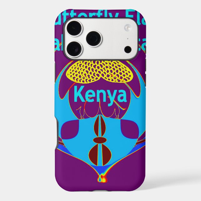  "Hakuna Matata Kenya" Butterfly Art Print/Graphic (Back)