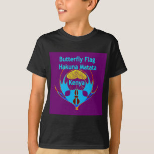  "Hakuna Matata Kenya" Butterfly Art Print/Graphic T-Shirt