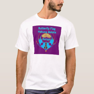 "Hakuna Matata Kenya" Butterfly Art Print/Graphic T-Shirt