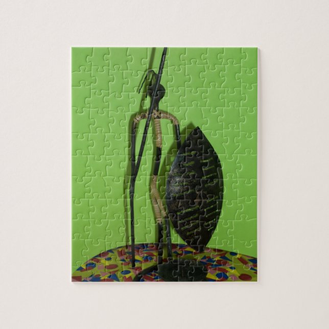 Hakuna Matata Kenya Maasai.JPG Jigsaw Puzzle (Vertical)