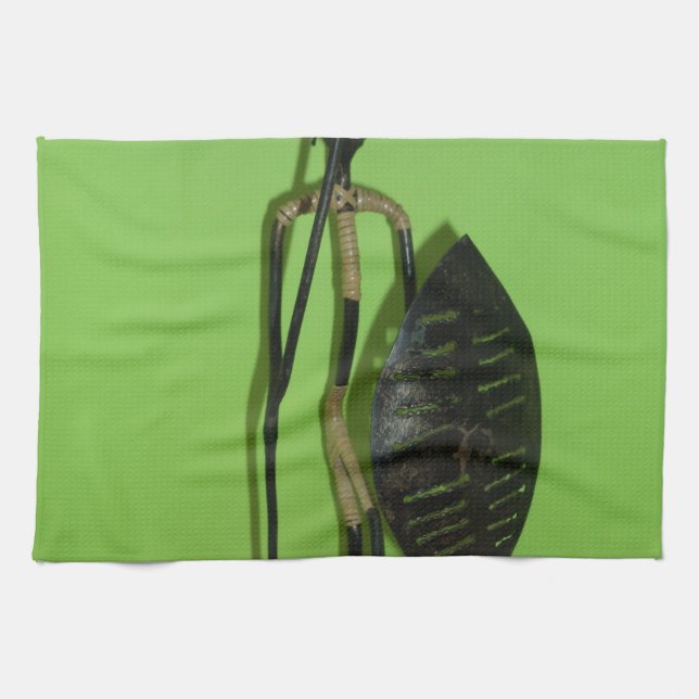 Hakuna Matata Kenya Maasai.JPG Tea Towel (Horizontal)