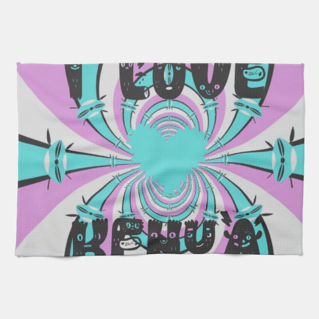 Hakuna Matata Kenya Tea Towel (Horizontal)