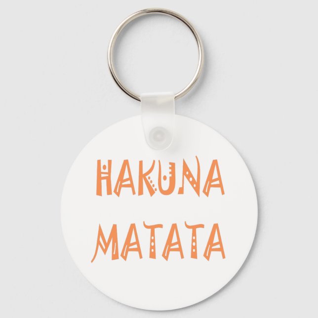 Hakuna Matata Key Ring (Front)