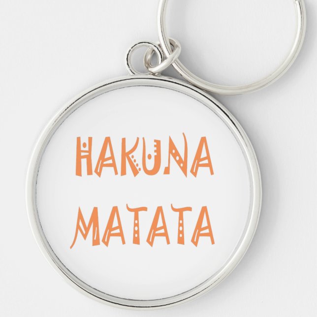 Hakuna Matata Key Ring (Front)
