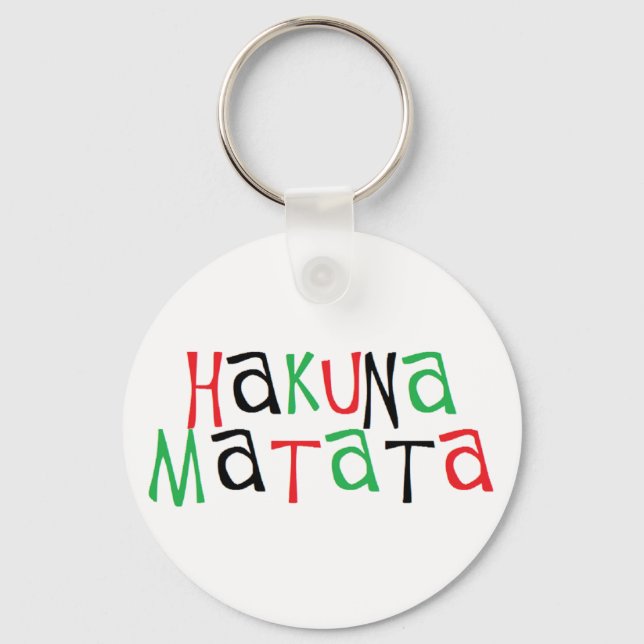 Hakuna matata key ring (Front)