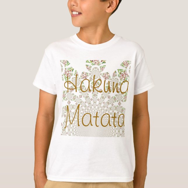 Hakuna Matata Kids T-Shirt Vertical Template (Front)