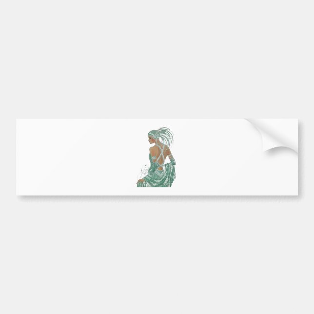 Hakuna Matata Ladies Going Green.png Bumper Sticker (Front)