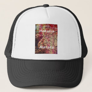 Hakuna Matata Lion Cub Design Trucker Hat