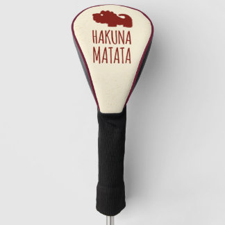 Hakuna Matata Lion Golf Head Cover