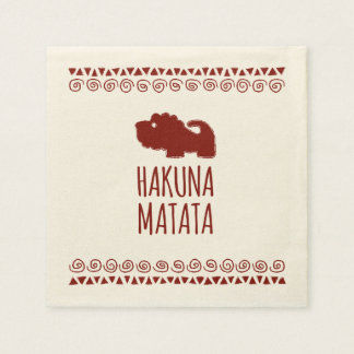Hakuna Matata Lion Napkin