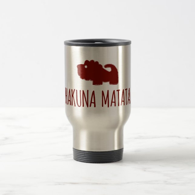 Hakuna Matata Lion Travel Mug (Center)