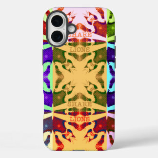 Hakuna Matata lions gift iPhone 16 Plus Case