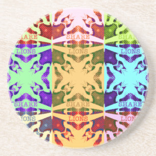 Hakuna Matata lions gift Coaster