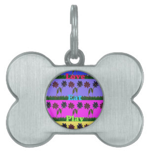 Hakuna Matata Love Eat Play.png Pet Name Tag