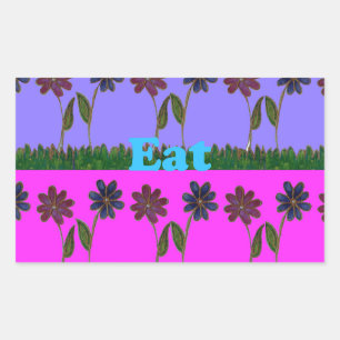 Hakuna Matata Love Eat Play.png Rectangular Sticker