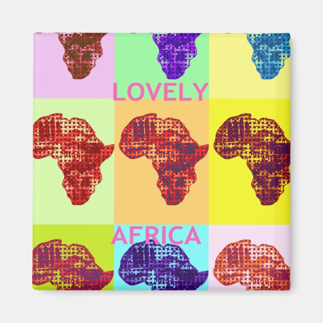 Hakuna Matata Lovely Africa Fridge Magnets (Front)