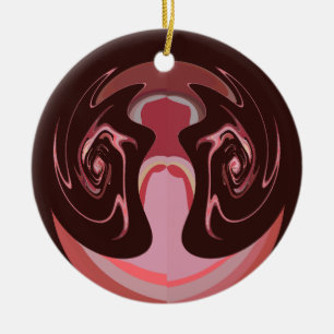 Hakuna matata maskman colours ceramic tree decoration