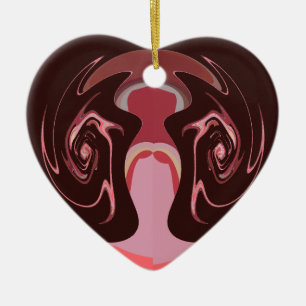 Hakuna matata maskman colours ceramic tree decoration