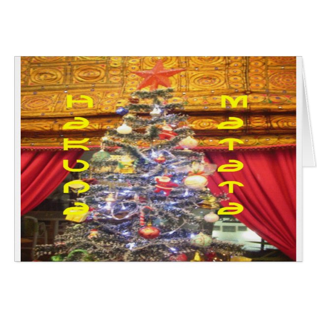 Hakuna Matata Merry Christmas & a Happy New Year.p (Front Horizontal)