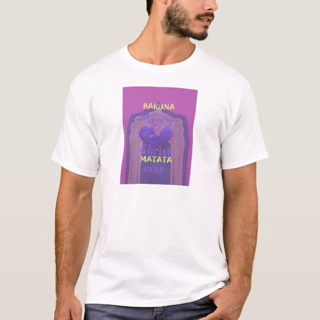 Hakuna Matata Merry Christmas Love  Design.jpg T-Shirt (Front)