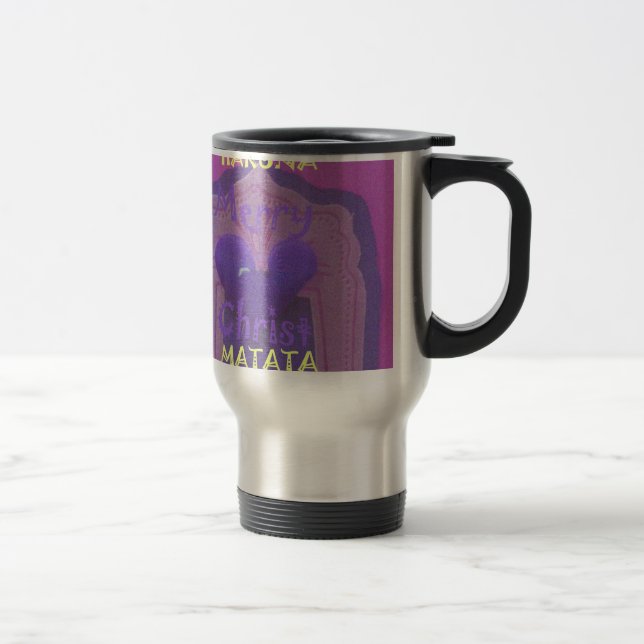 Hakuna Matata Merry Christmas Love  Design.jpg Travel Mug (Right)