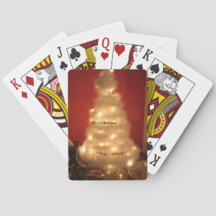 Hakuna Matata Merry Christmas white Playing Cards