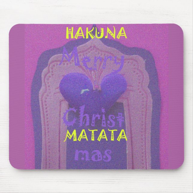 Hakuna Matata Merry Mousepad Horizontal Template (Front)