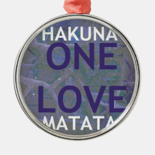 HAKUNA MATATA METAL TREE DECORATION