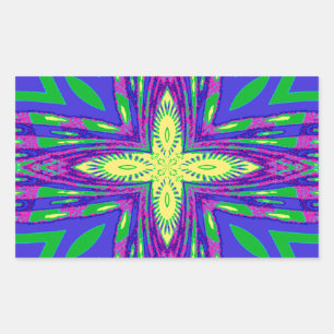 Hakuna matata Mombasa Kanga Rectangular Sticker