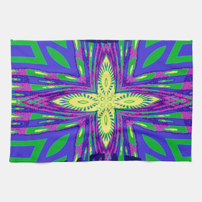 Hakuna matata Mombasa Kanga Tea Towel (Horizontal)