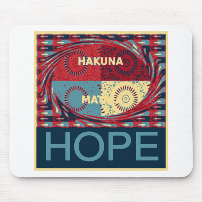 Hakuna matata mouse mat (Front)