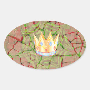 Hakuna matata oval sticker