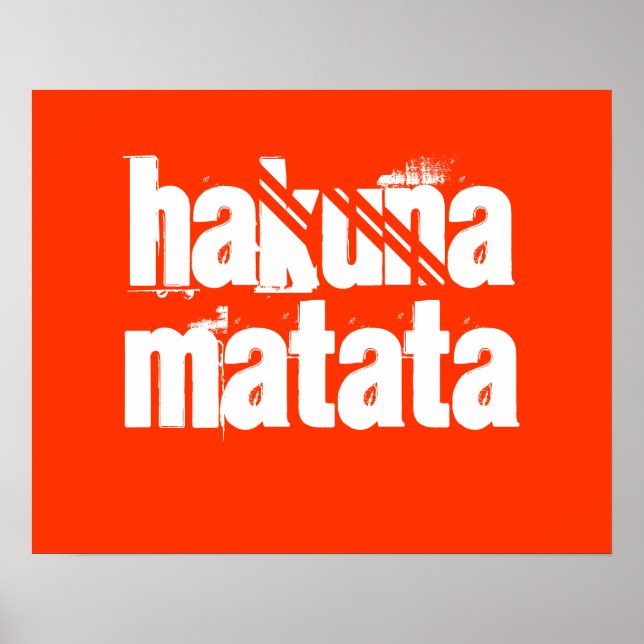 Hakuna Matata Print (Front)