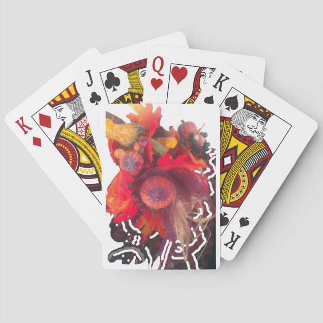 Hakuna Matata Pumkin special Gift Fruit Basket.png Playing Cards (Back)