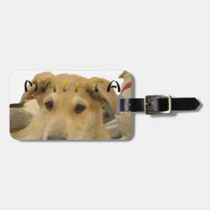 "Hakuna Matata Pup" – Worry-Free Puppy Love Luggage Tag